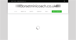 Desktop Screenshot of dorsetminicoach.co.uk