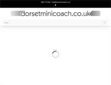 Tablet Screenshot of dorsetminicoach.co.uk